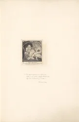 Für die Geschlechter. Die Tore des Paradieses, Tafel 13, Gealterte Unwissenheit